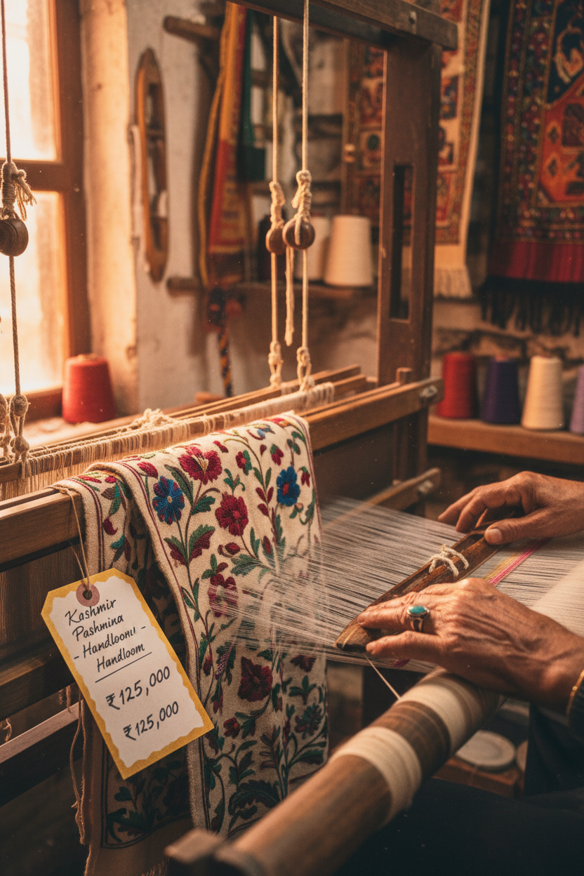 Why is Real Kashmiri Pashmina So Expensive? The True Cost of Craftsmanship