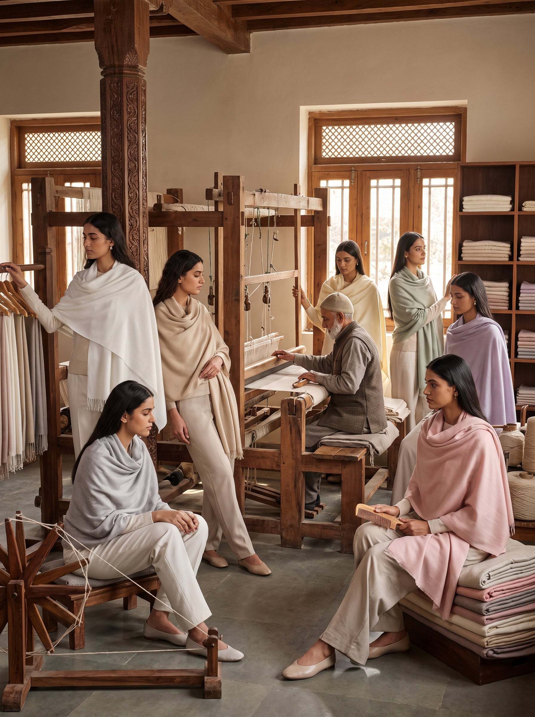 Cashmere Solid Pashmina — image 38
