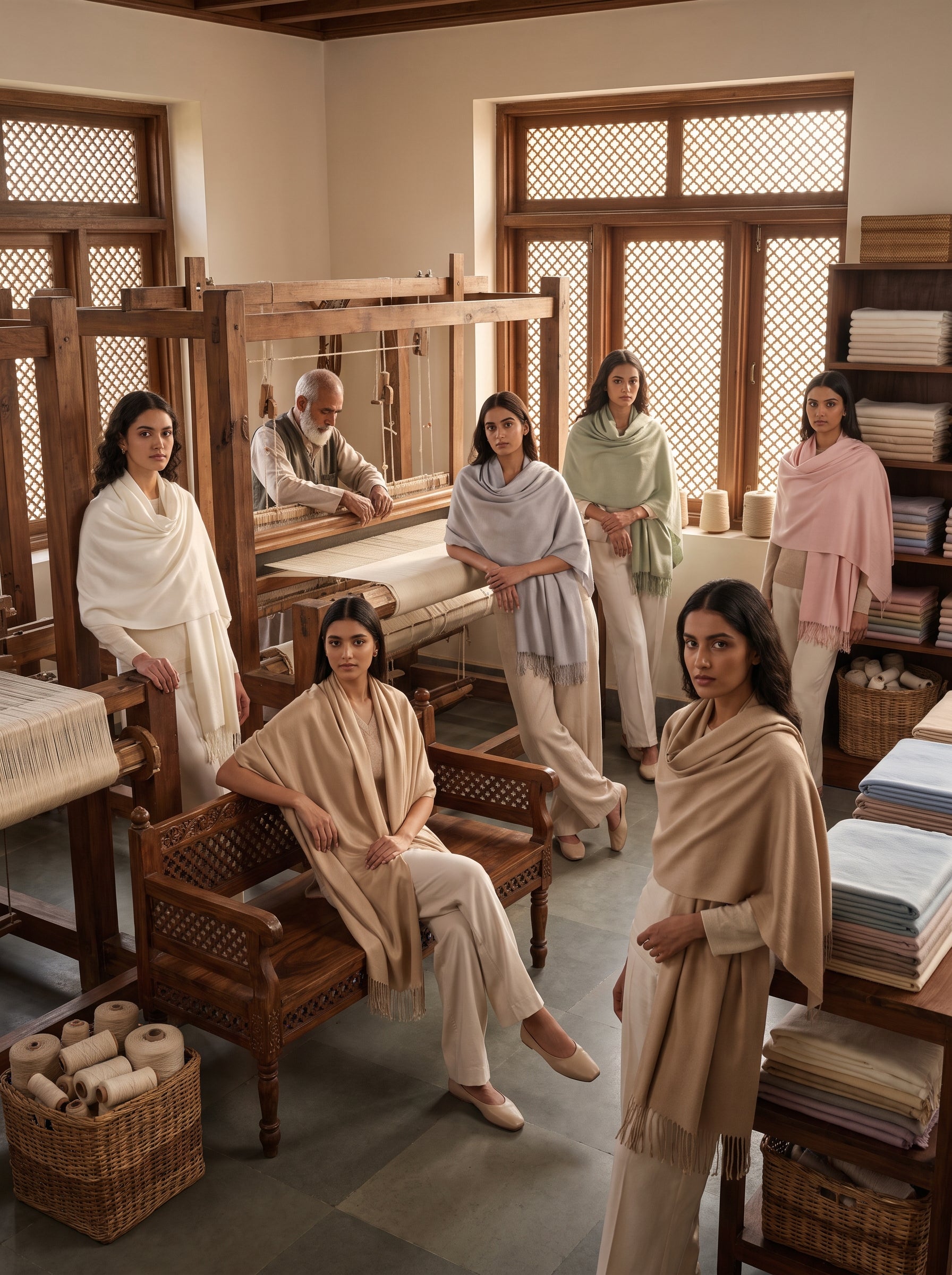 Cashmere Solid Pashmina — image 40