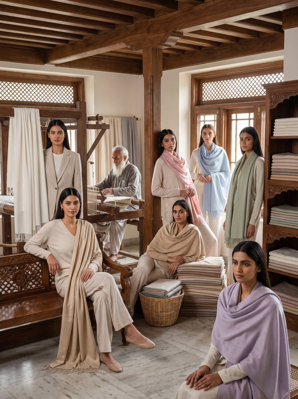 Cashmere Solid Pashmina — image 37