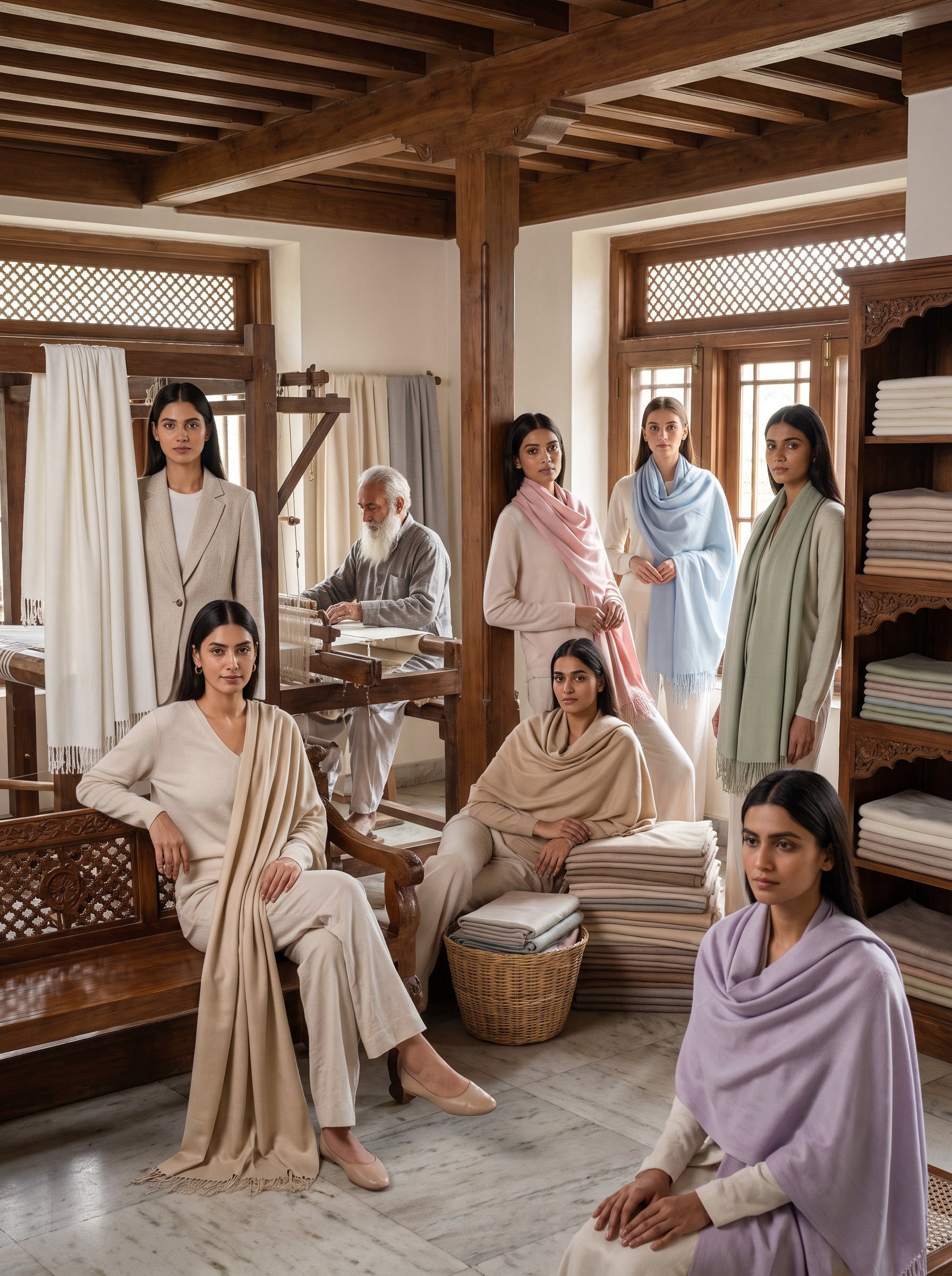 Cashmere Solid Pashmina — image 37
