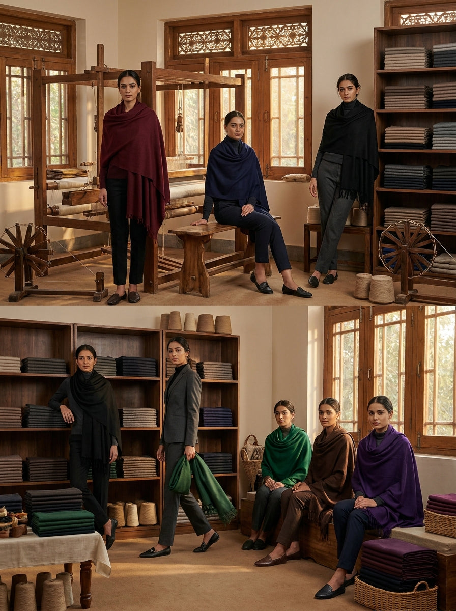 Cashmere Solid Pashmina — image 77