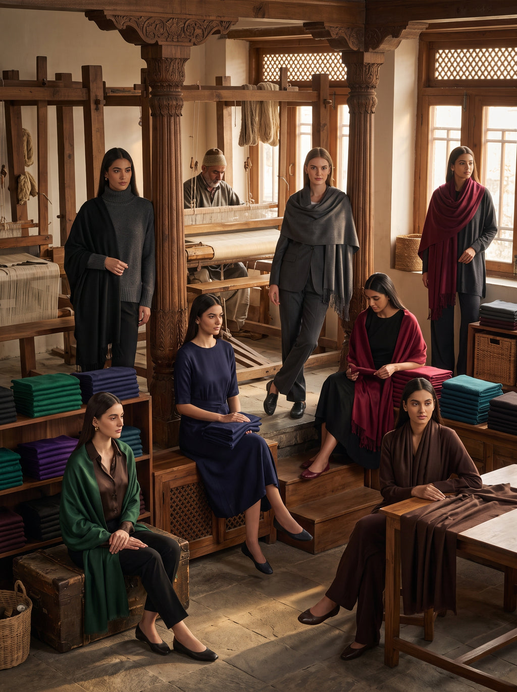 Cashmere Solid Pashmina — image 65