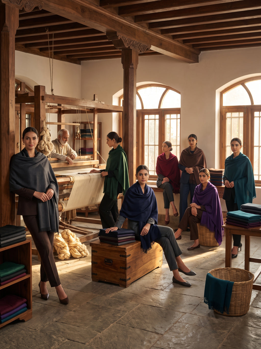 Cashmere Solid Pashmina — image 63