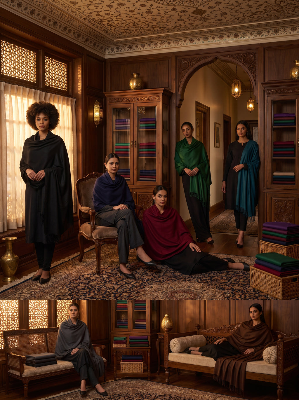 Cashmere Solid Pashmina — image 68