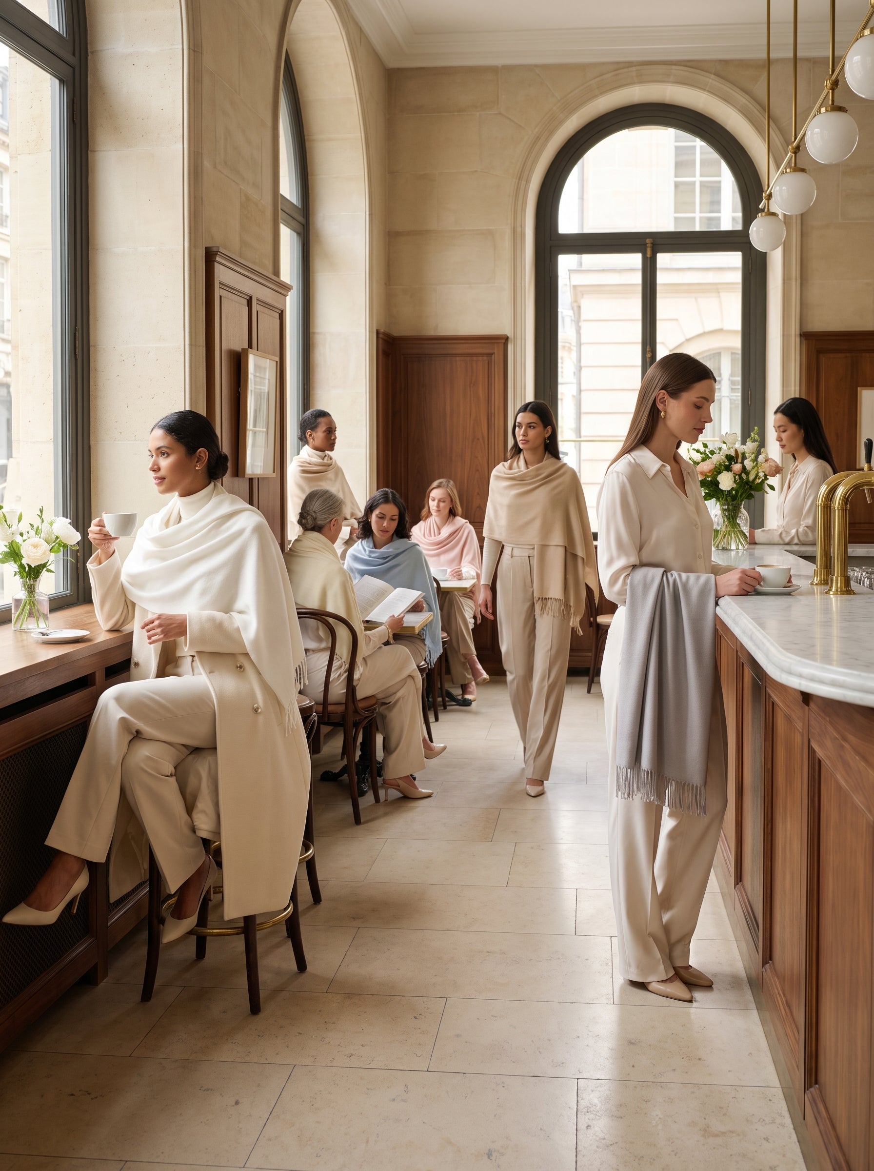 Cashmere Solid Pashmina — image 32