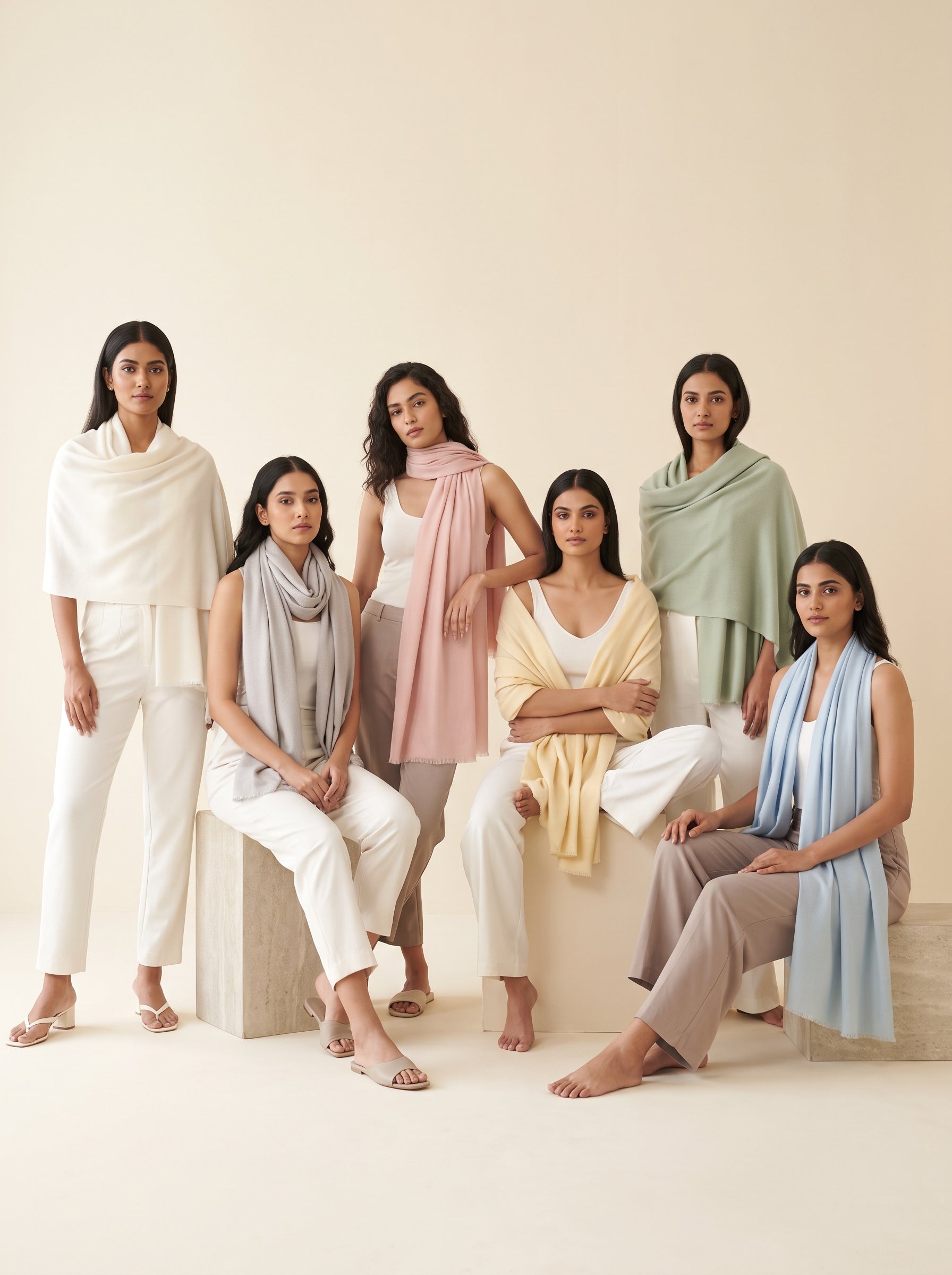 Cashmere Solid Pashmina — image 21