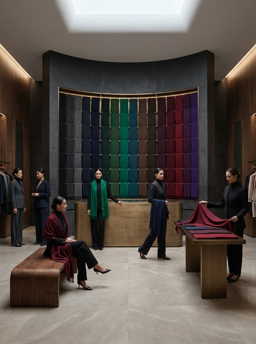 Cashmere Solid Pashmina — image 70