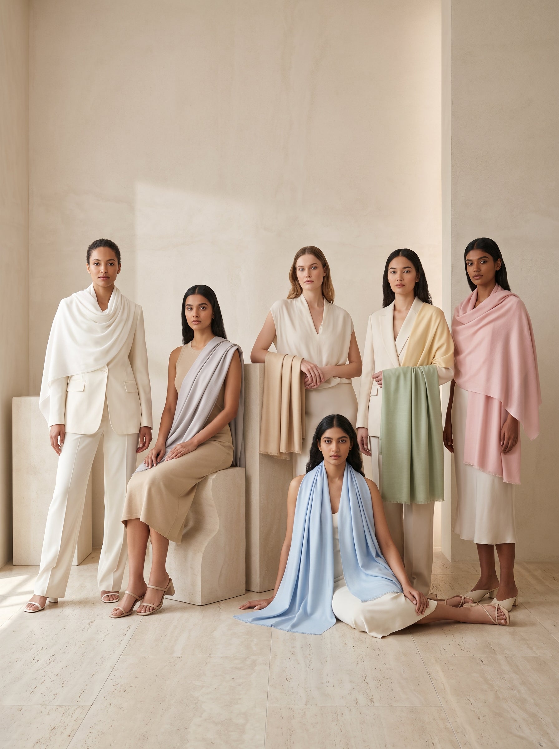 Cashmere Solid Pashmina — image 33