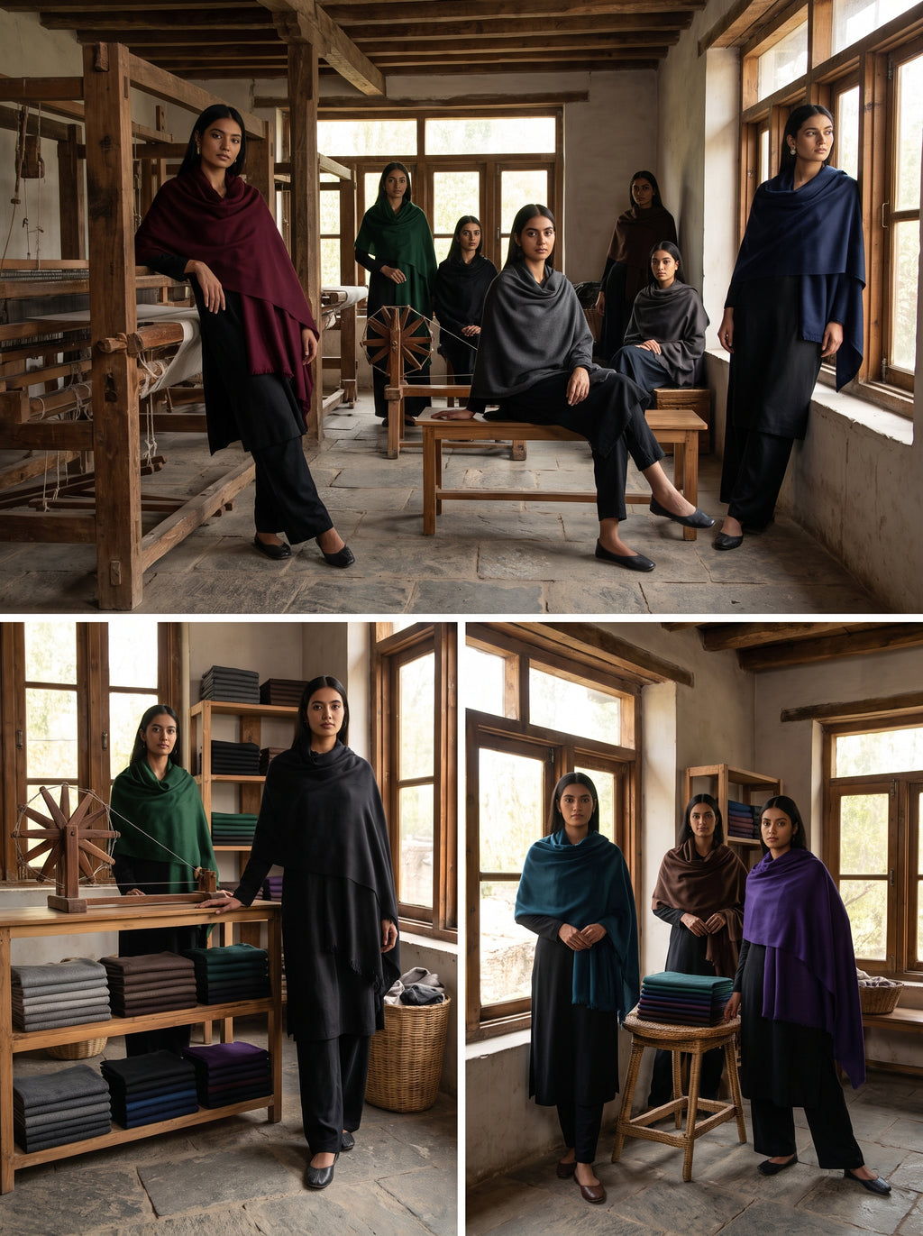 Cashmere Solid Pashmina — image 79