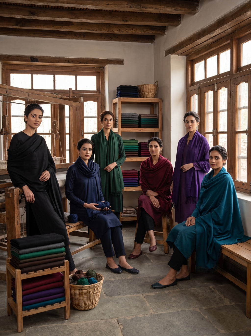 Cashmere Solid Pashmina — image 76