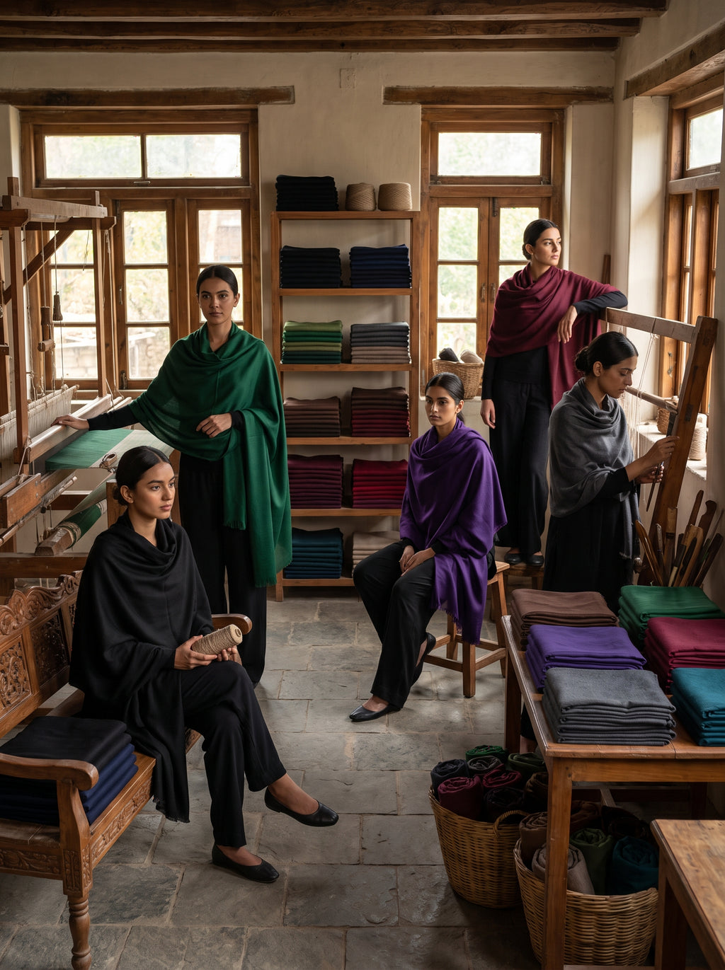 Cashmere Solid Pashmina — image 75