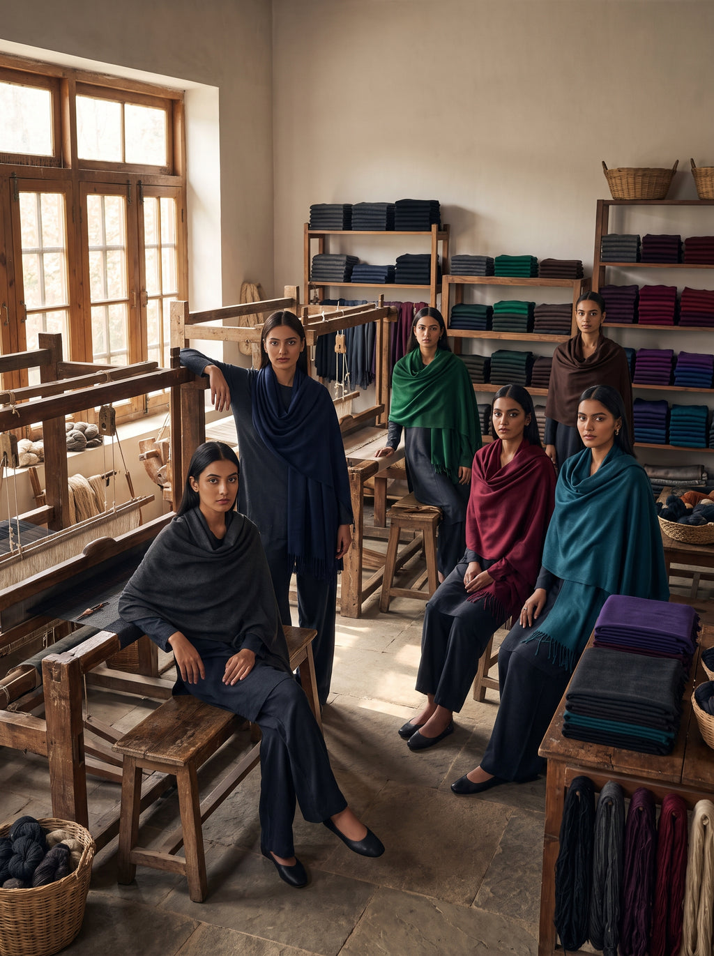 Cashmere Solid Pashmina — image 80