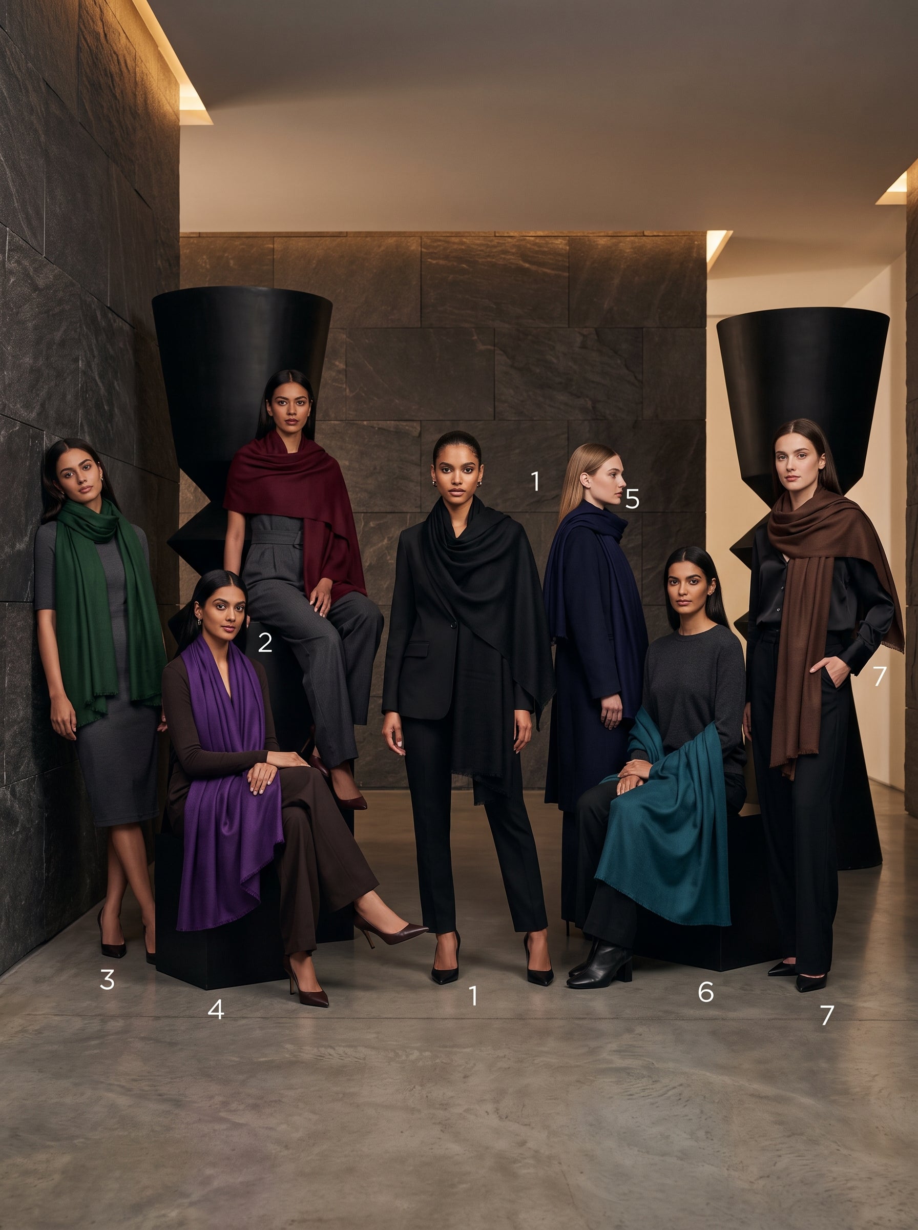 Cashmere Solid Pashmina — image 73