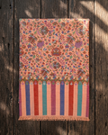 Peach Lavender Floral Jaal Kani Cashmere Pashmina Shawl — Handwoven in Kashmir — image 5