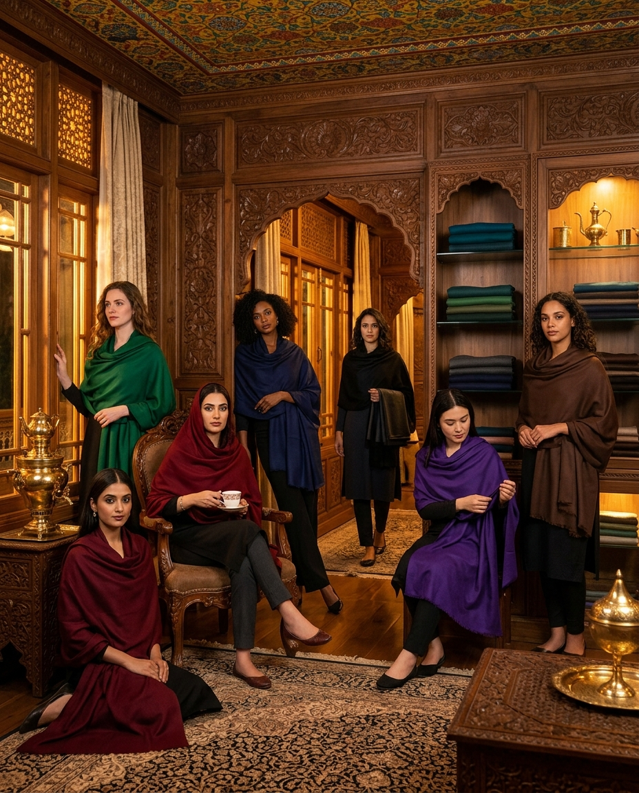Cashmere Solid Pashmina — image 57