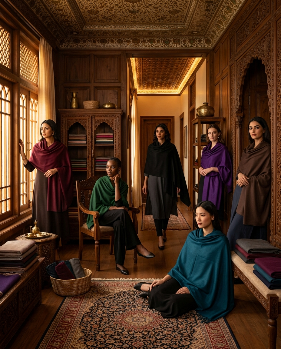 Cashmere Solid Pashmina — image 56