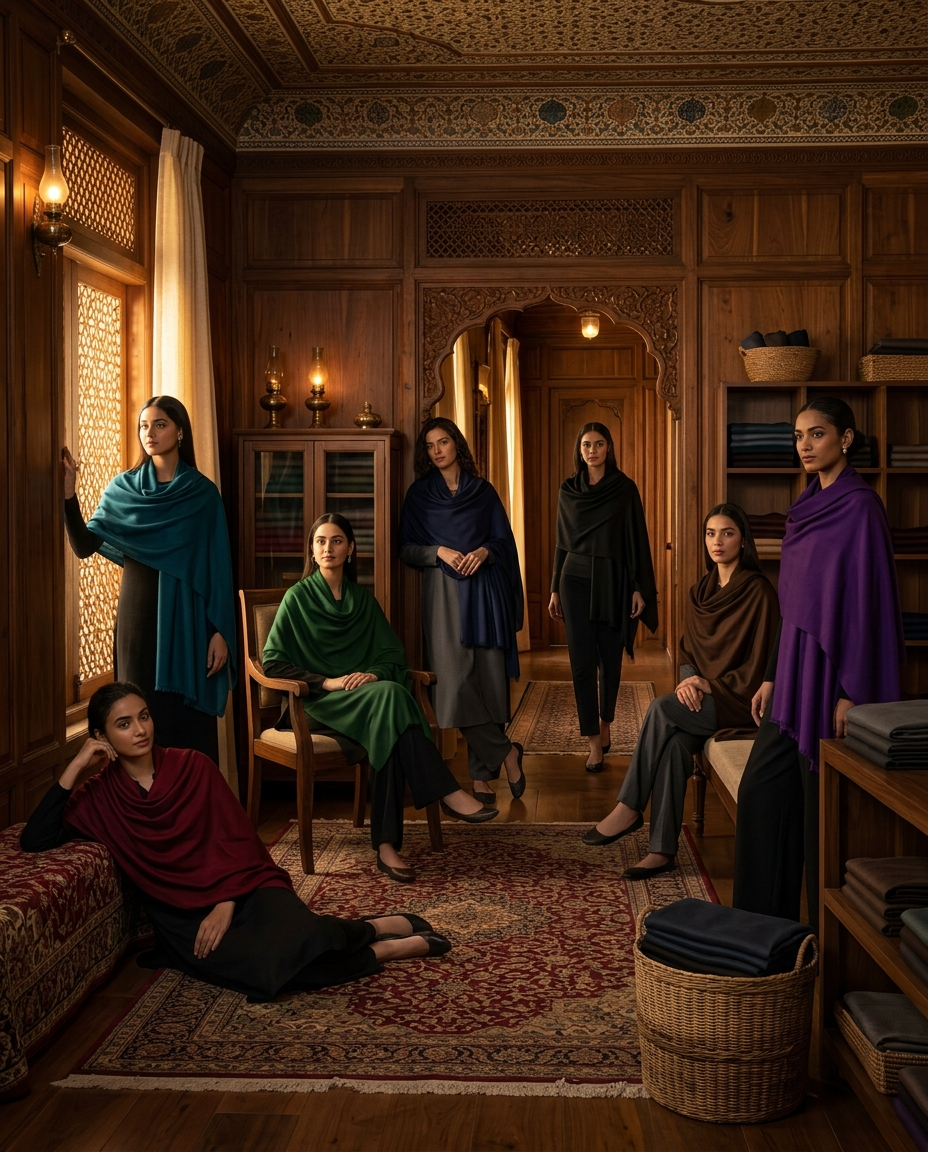Cashmere Solid Pashmina — image 60