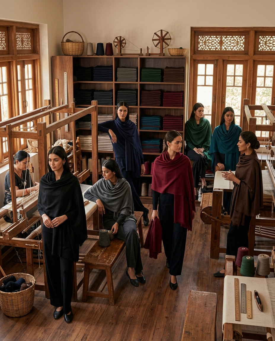 Cashmere Solid Pashmina — image 55