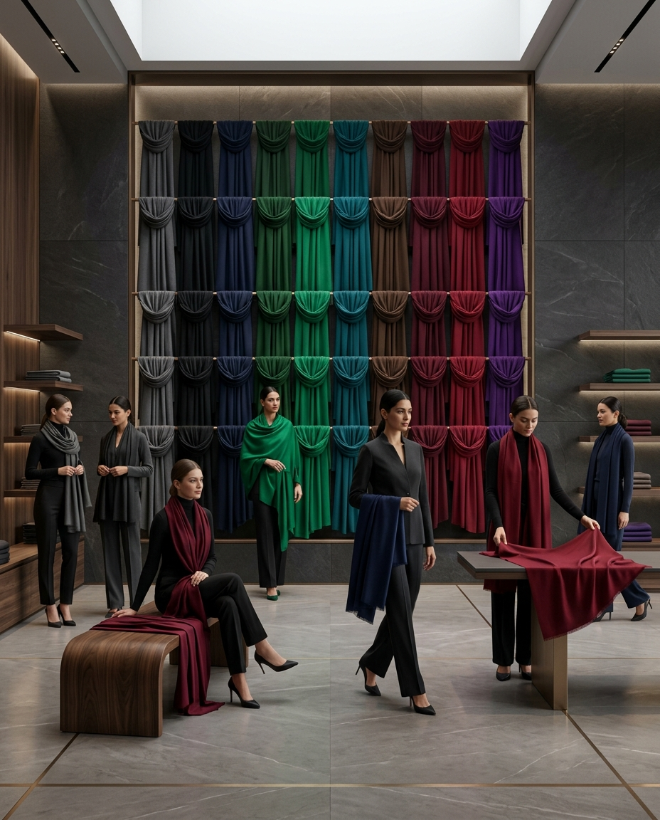 Cashmere Solid Pashmina — image 54