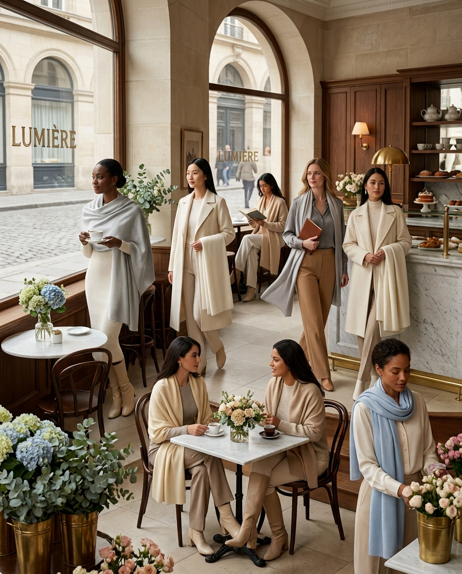 Cashmere Solid Pashmina — image 5