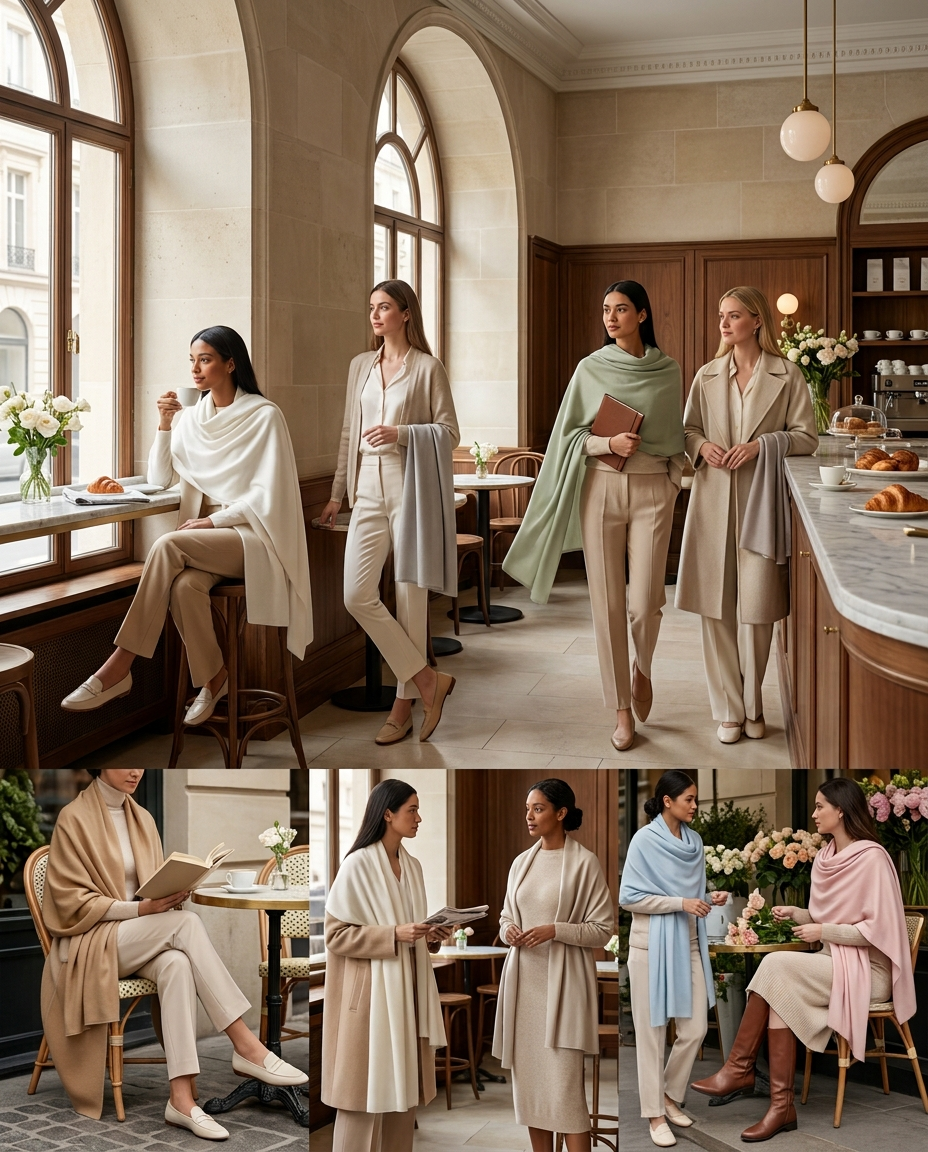 Cashmere Solid Pashmina — image 6