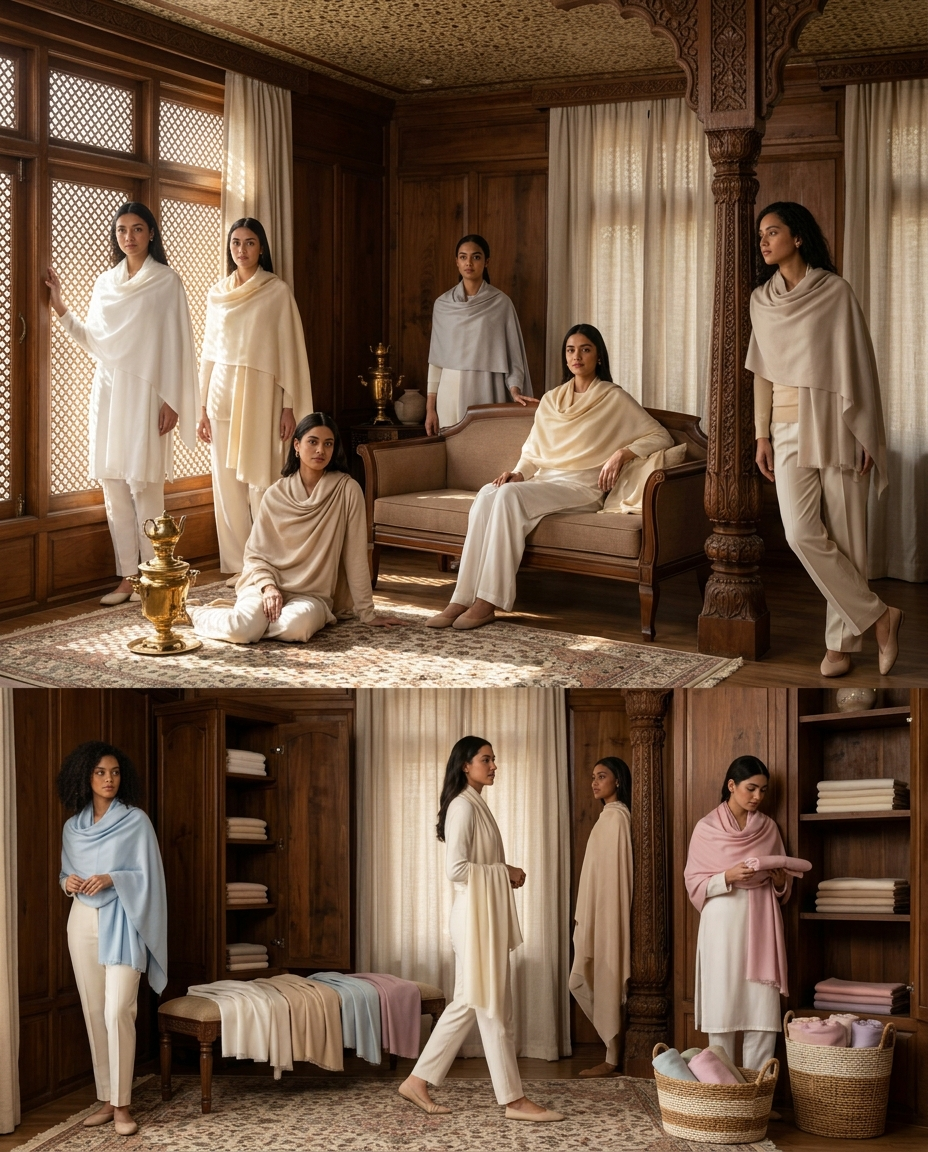 Cashmere Solid Pashmina — image 50