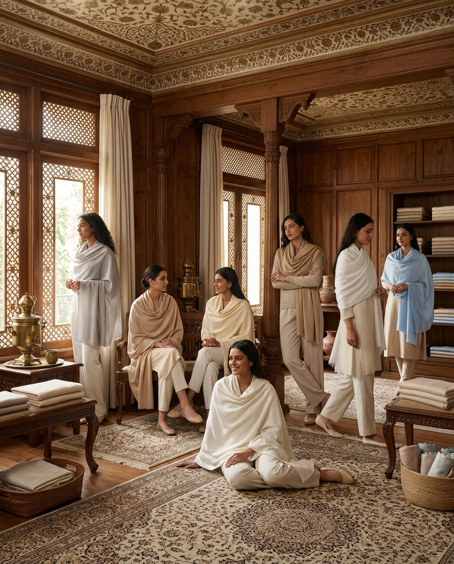 Cashmere Solid Pashmina — image 45