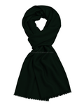 Green Cashmere Pashmina Shawl — flat view