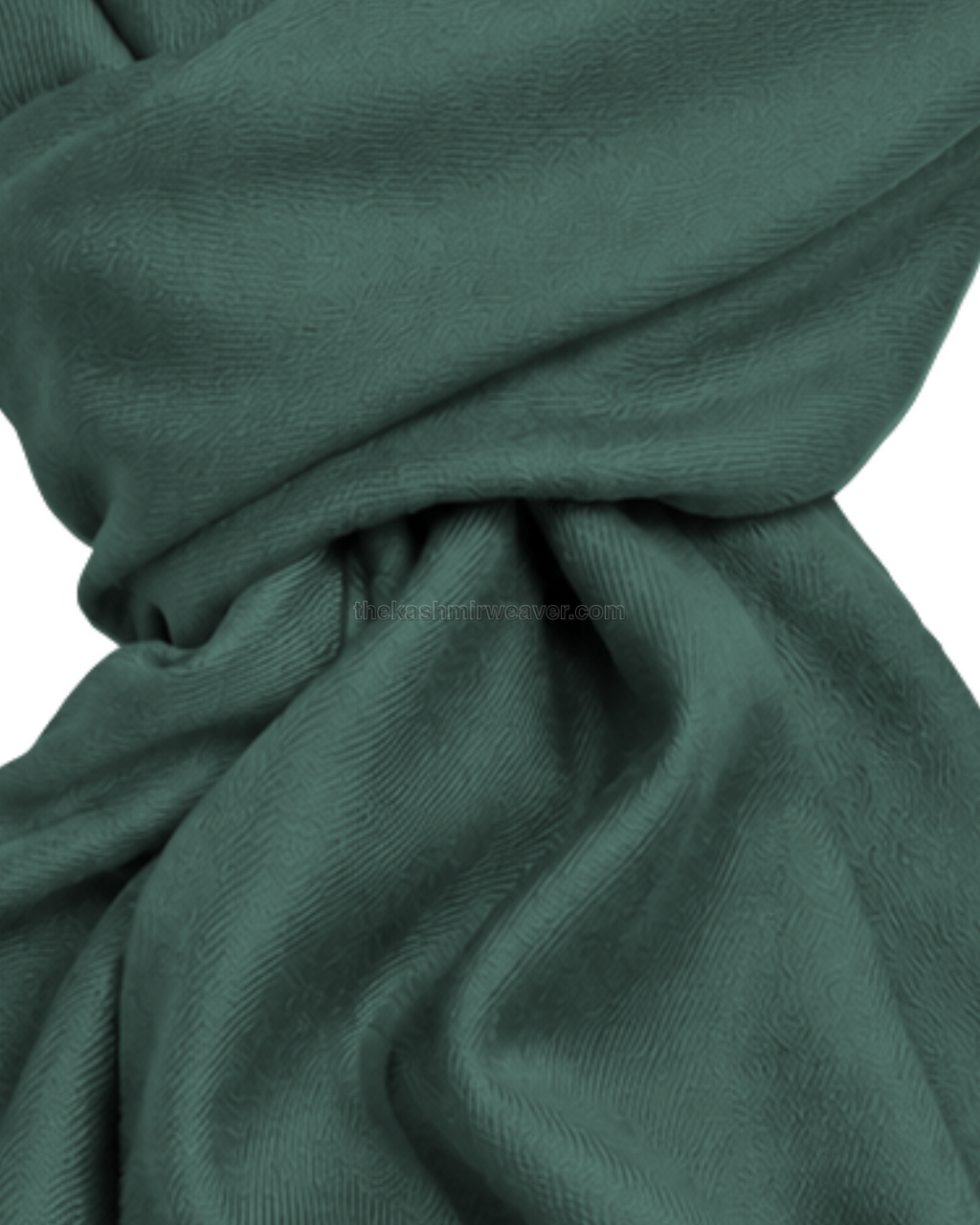 Sage Green Cashmere Pashmina Shawl — close-up texture zoom