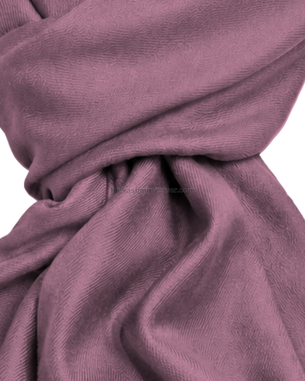 Pastel Pink Cashmere Pashmina Shawl — close-up texture zoom