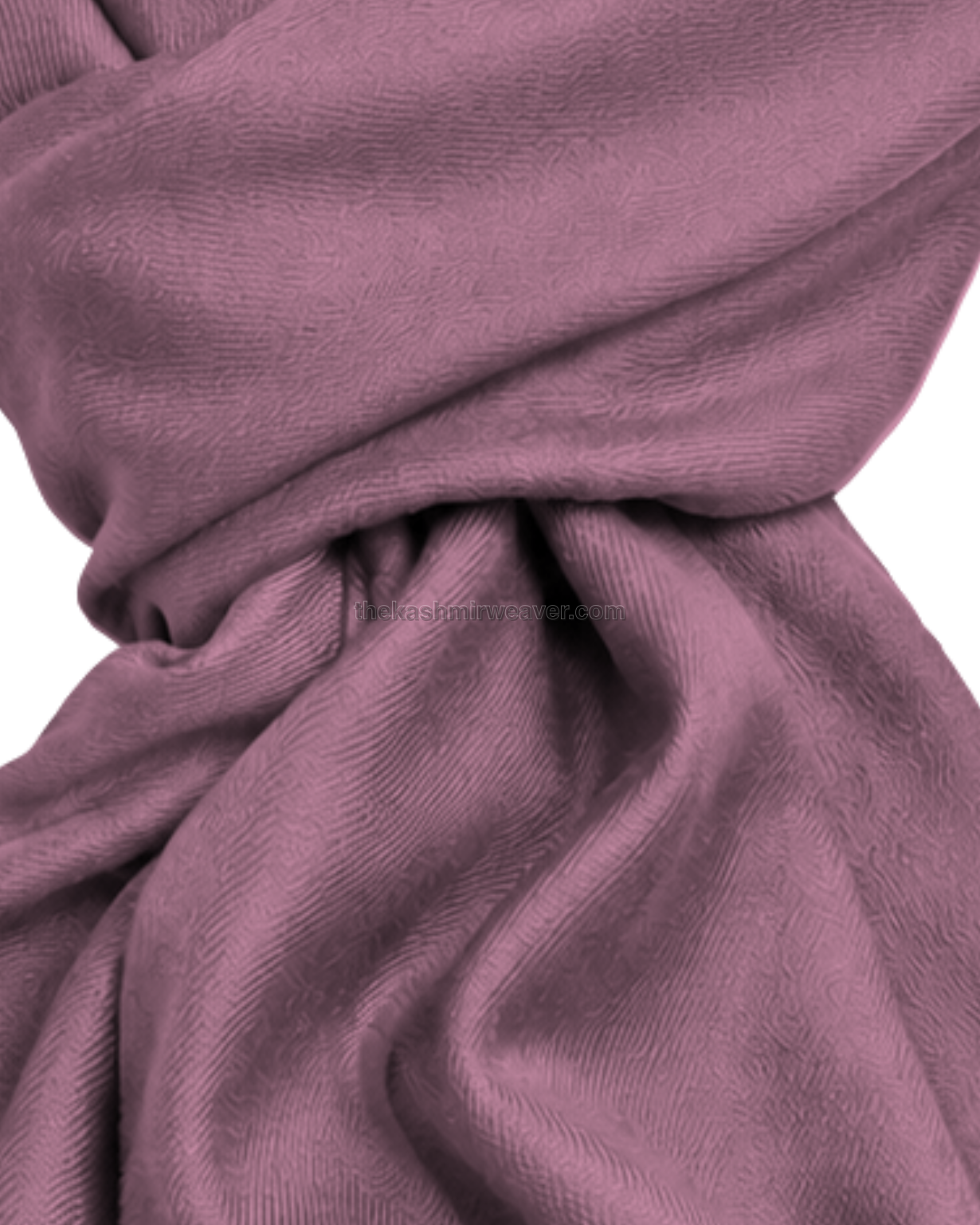 Pastel Pink Cashmere Pashmina Shawl — close-up texture zoom