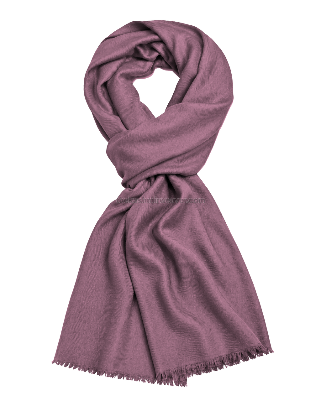 Pastel Pink Cashmere Pashmina Shawl — flat view