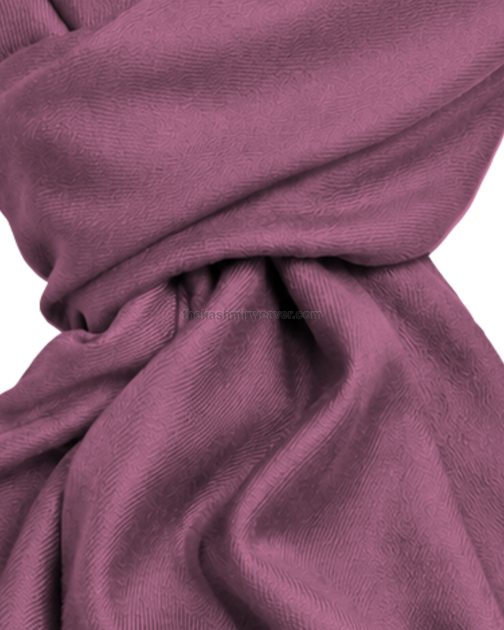 Pink Cashmere Pashmina Shawl — close-up texture zoom