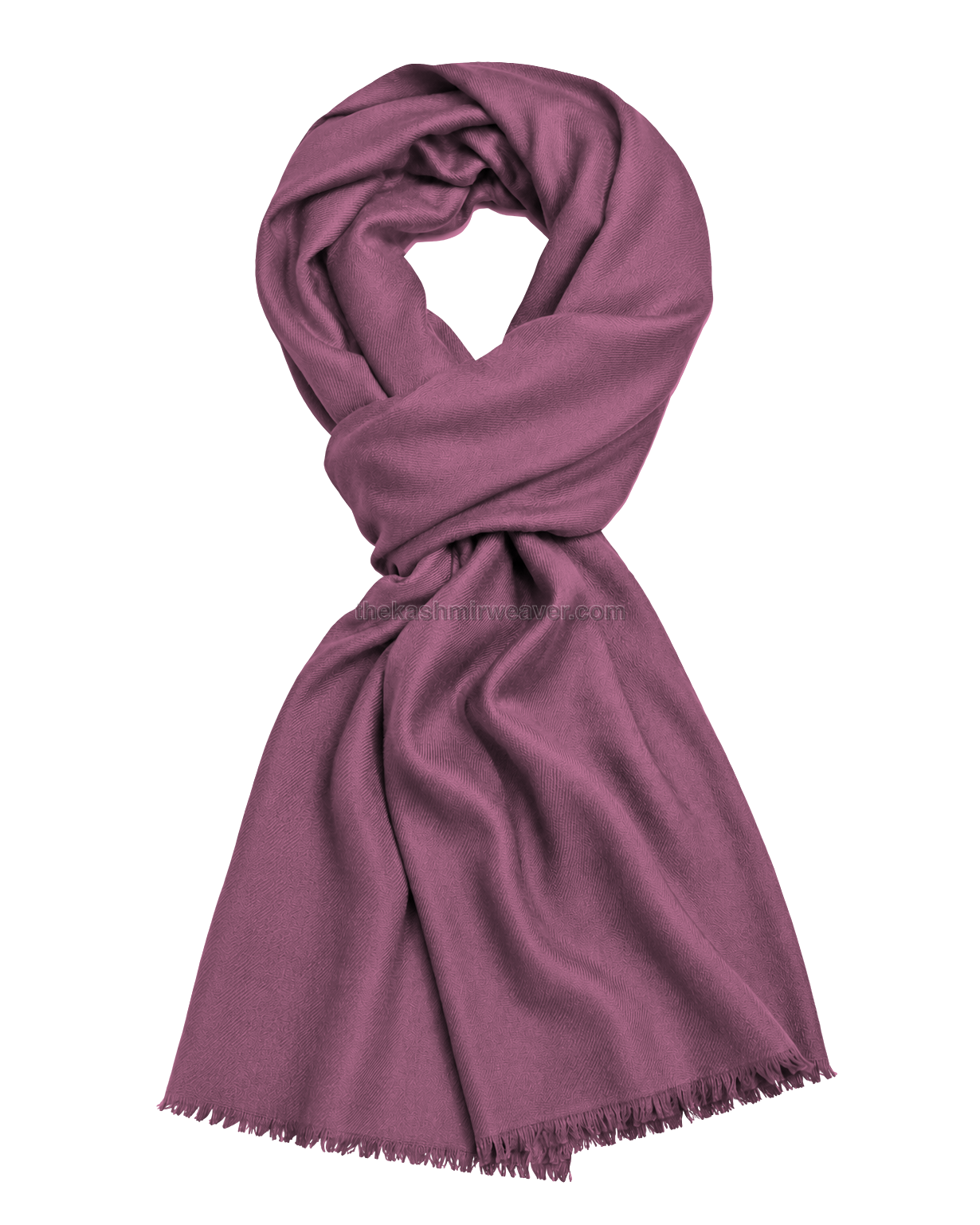 Pink Cashmere Pashmina Shawl — flat view