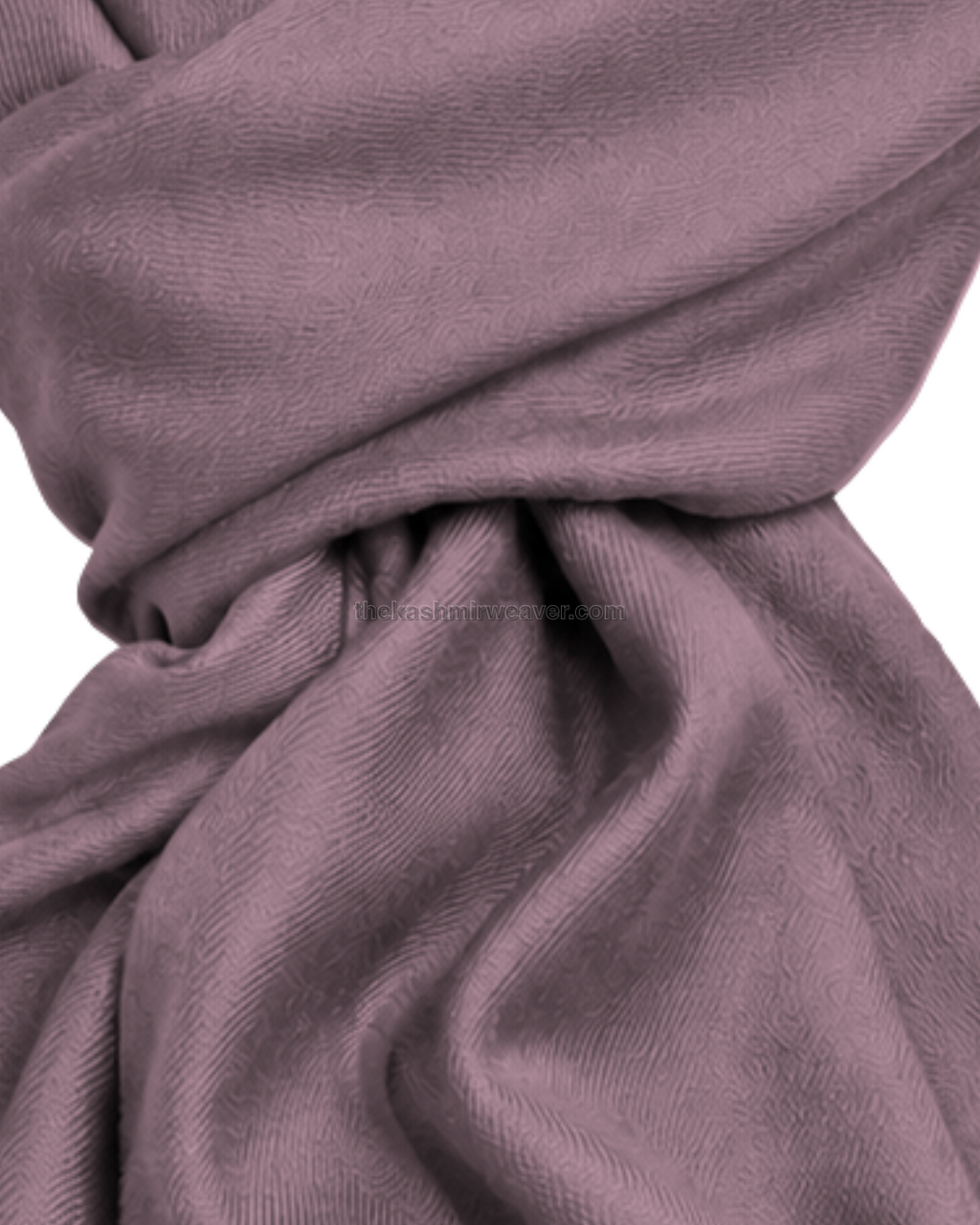 Pastel Pink Cashmere Pashmina Shawl — close-up texture zoom