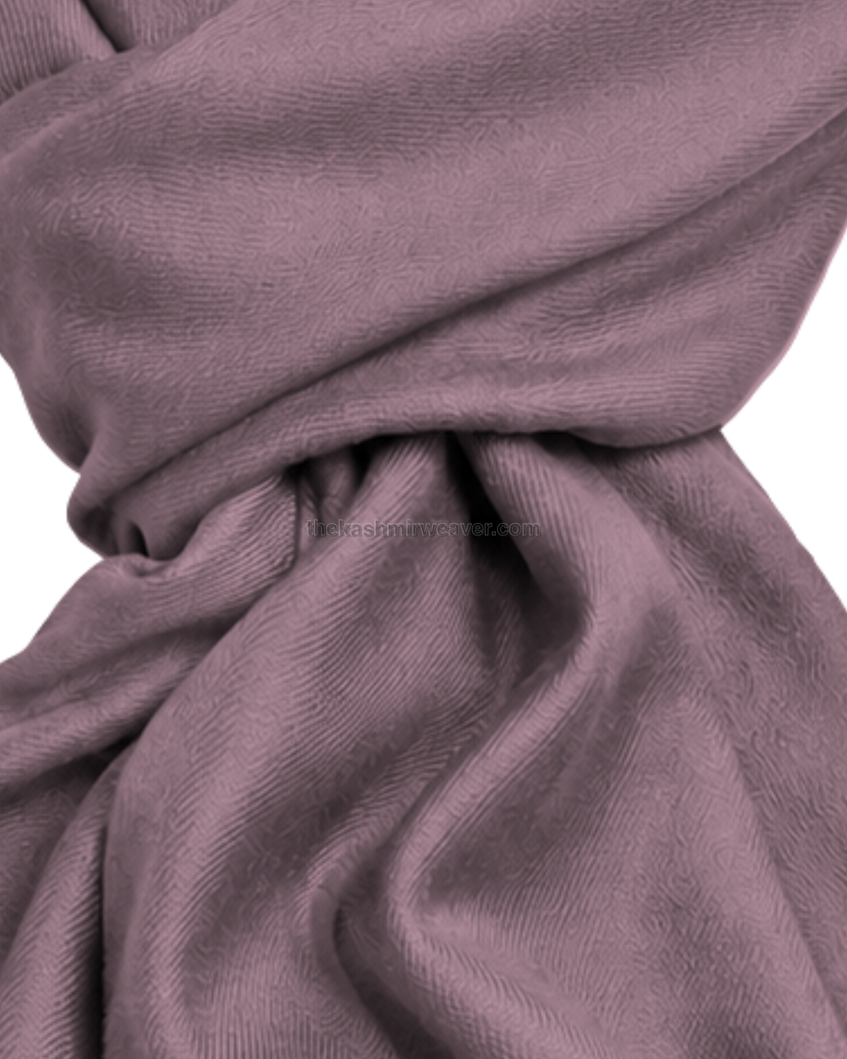 Pastel Pink Cashmere Pashmina Shawl — close-up texture zoom