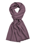 Mauve Pink Cashmere Pashmina Shawl — flat view