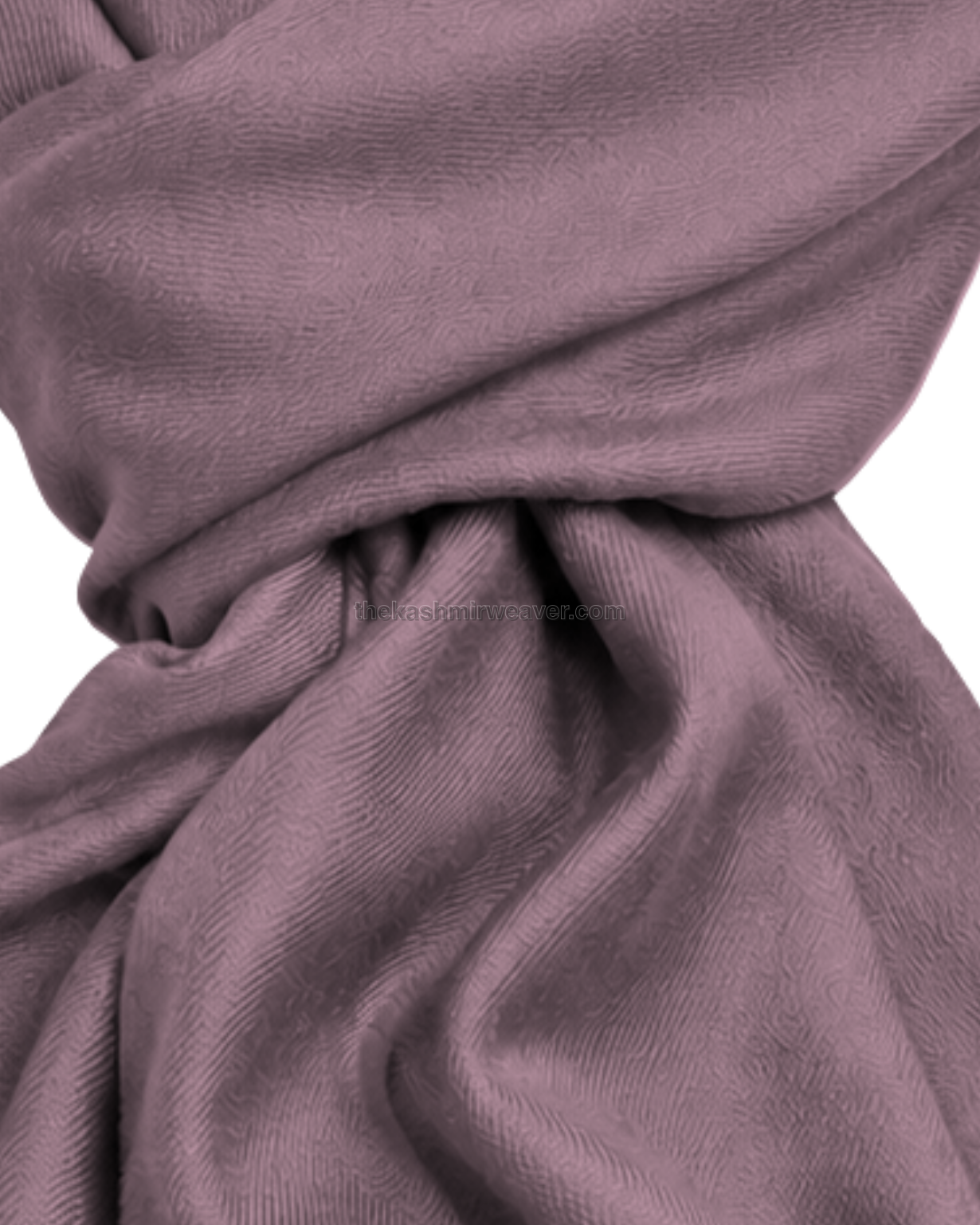 Pastel Pink Cashmere Pashmina Shawl — close-up texture zoom