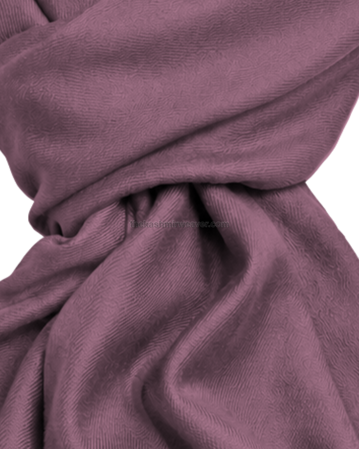 Pink Cashmere Pashmina Shawl — close-up texture zoom