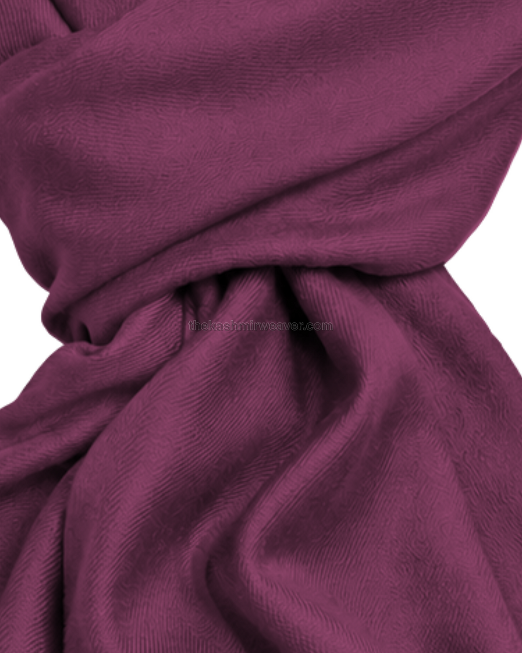 Magenta Pink Cashmere Pashmina Shawl — close-up texture zoom