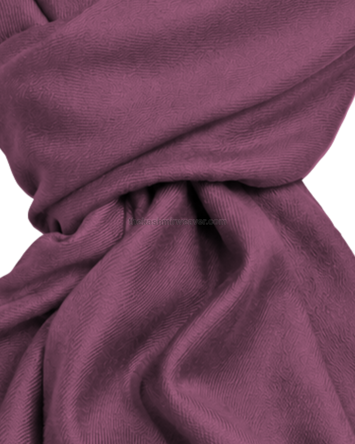 Pink Cashmere Pashmina Shawl — close-up texture zoom