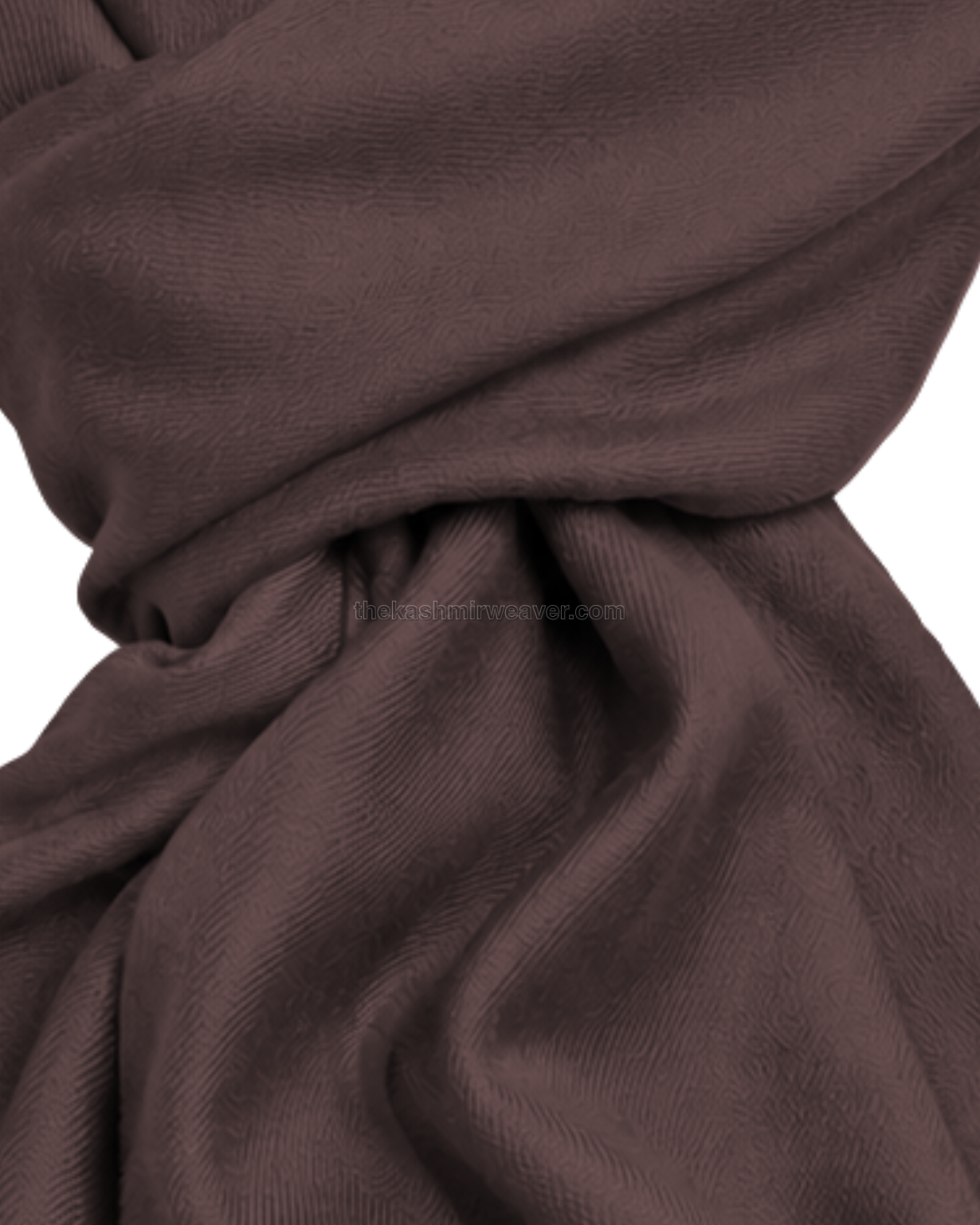 Dark Slate Taupe Cashmere Pashmina Shawl — close-up texture zoom