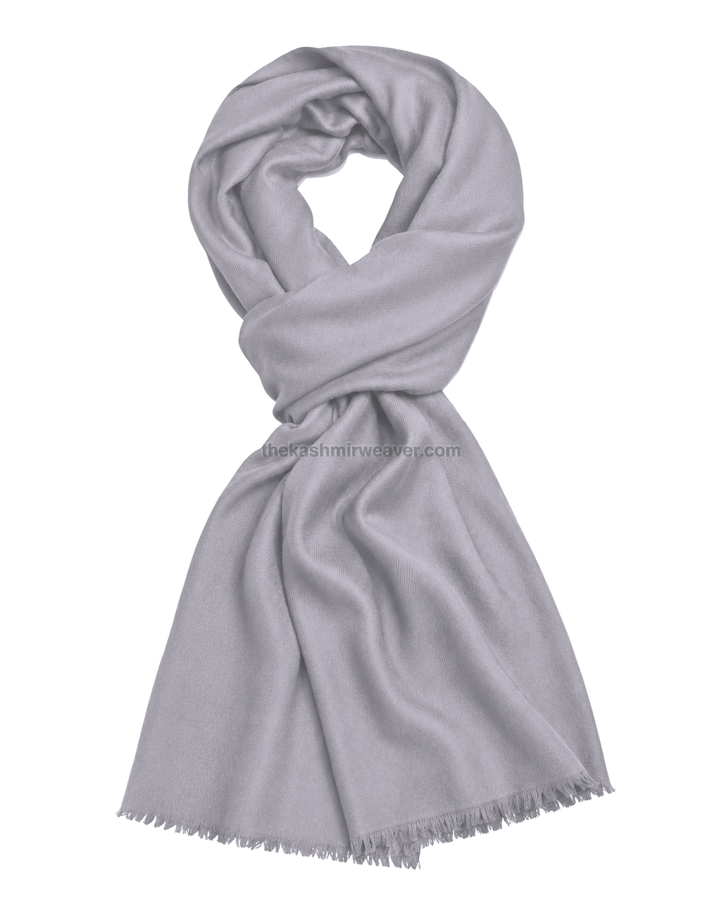 Pastel Purple Cashmere Pashmina Shawl — flat view