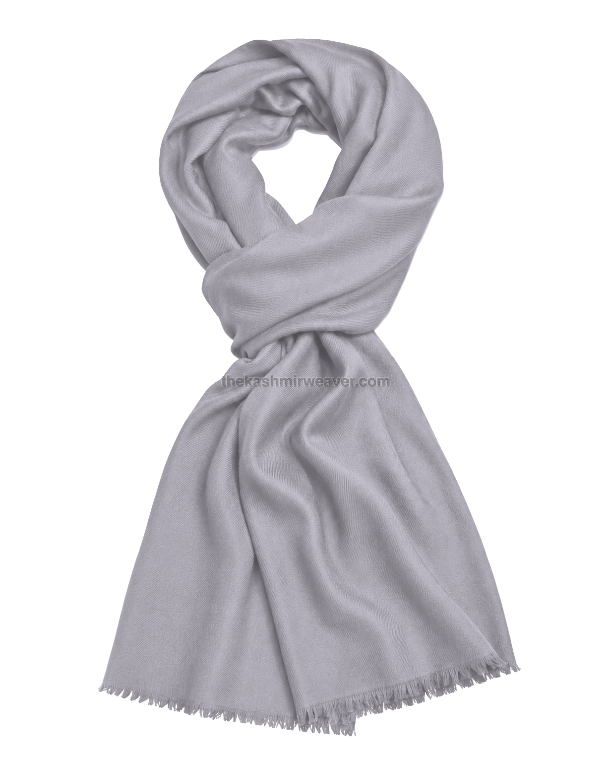 Pastel Purple Cashmere Pashmina Shawl — flat view