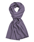 Lavender Purple Cashmere Pashmina Shawl — flat view
