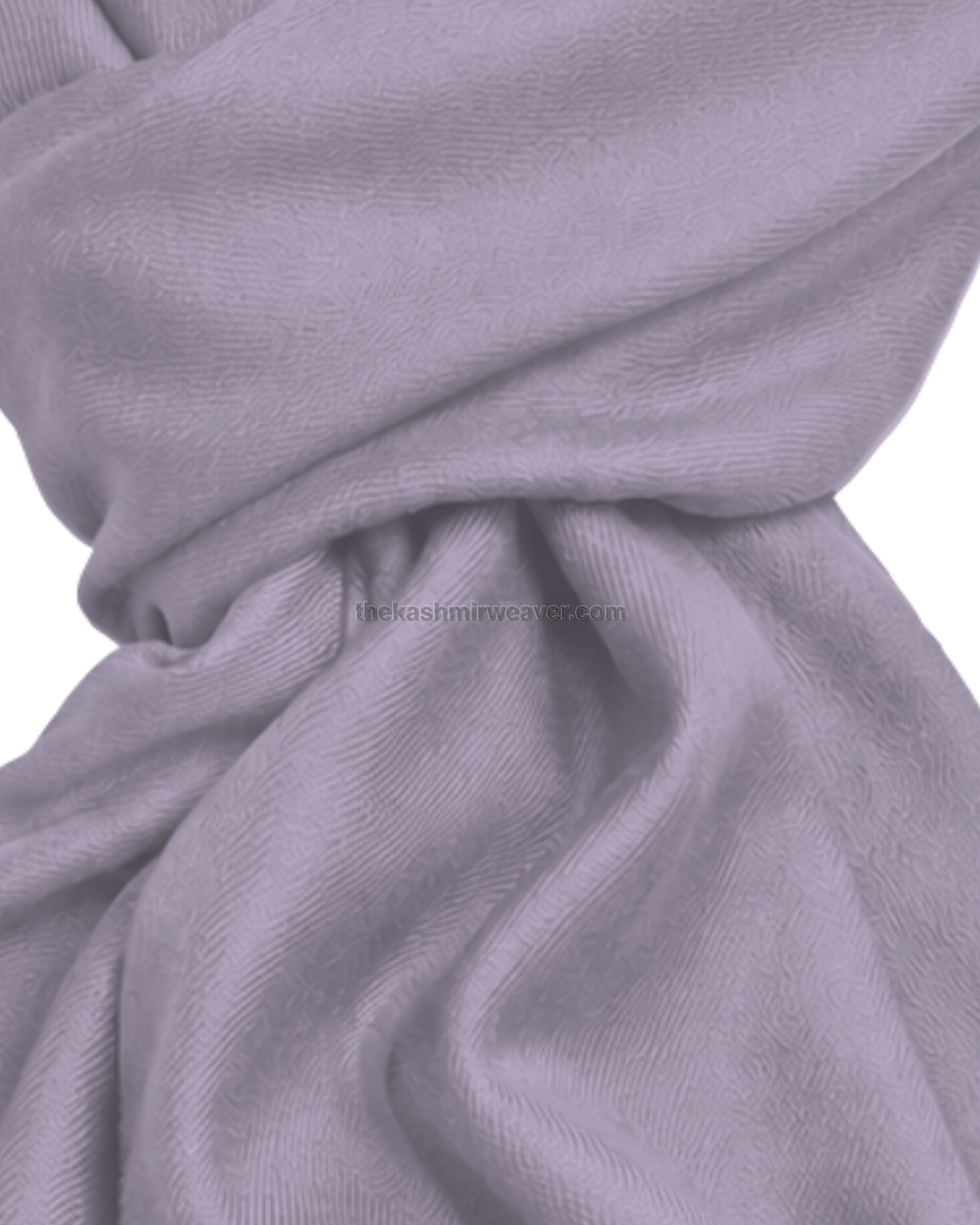 Lavender Purple Cashmere Pashmina Shawl — close-up texture zoom