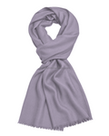 Lavender Purple Cashmere Pashmina Shawl — flat view