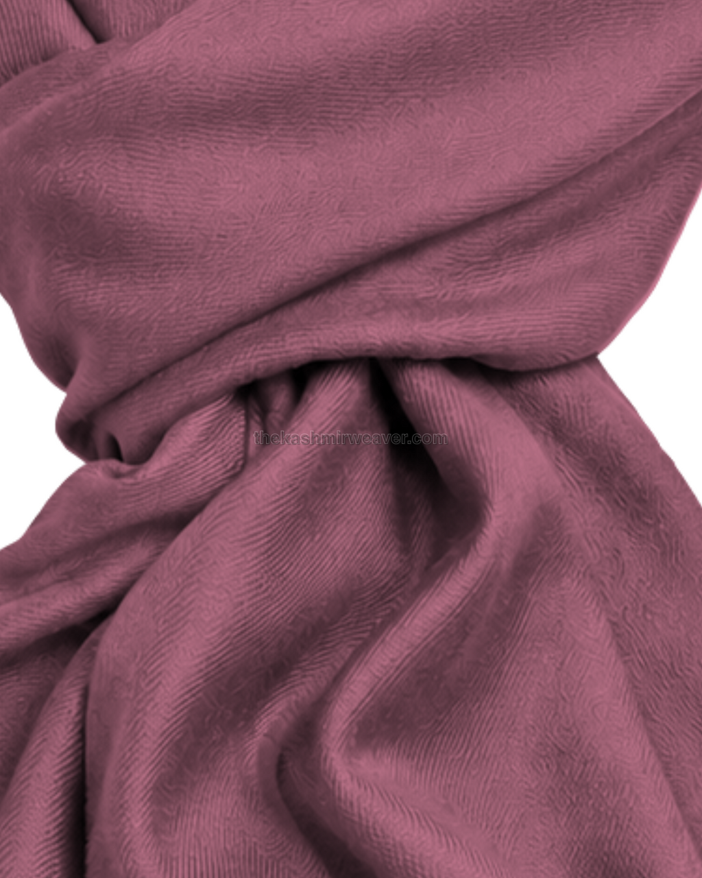 Pink Cashmere Pashmina Shawl — close-up texture zoom