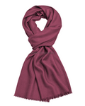 Pink Cashmere Pashmina Shawl — flat view